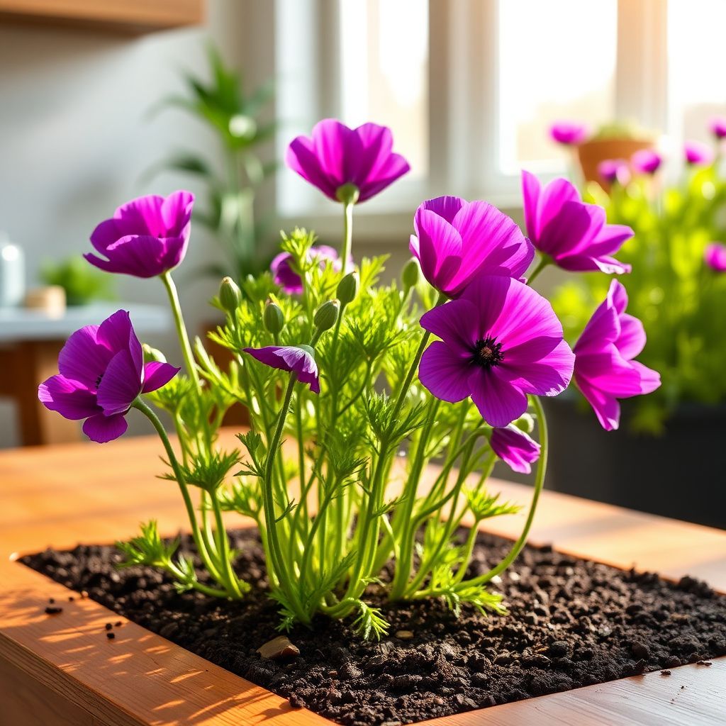 California Purple Gleam Poppy Seeds for Vibrant, Purple Blooms