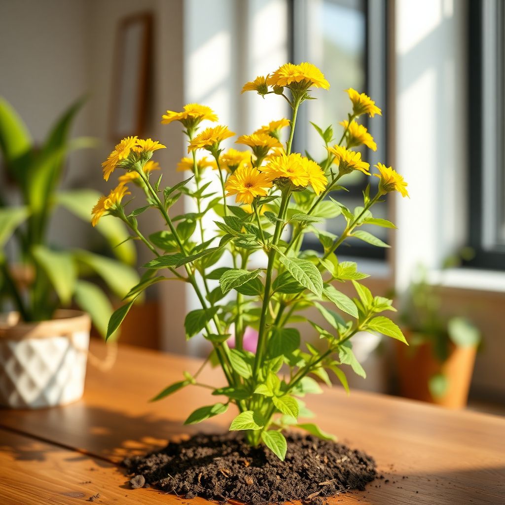 Yellow Madia Elegans Flower Seeds Planting
