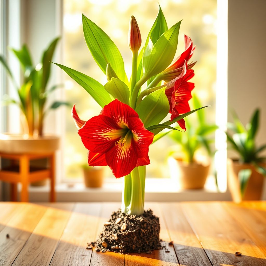 Amaryllis Flower seeds for Planting - Colorful Display, Heirloom & GMO Free Seeds for Home Garden
