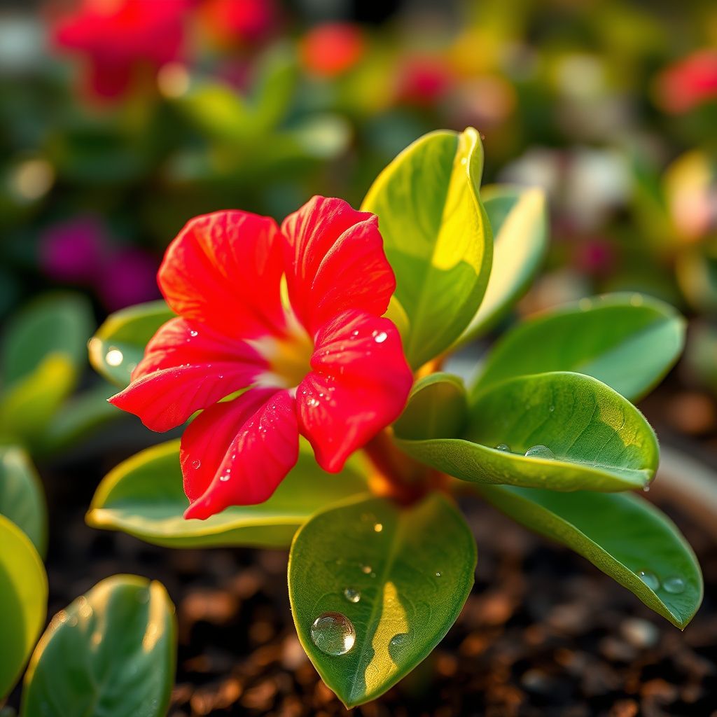 Adenium Obesum Flower seeds for Planting Bright Blooms Heirloom & GMO Free Seeds for Home Garden 
 
 Sale