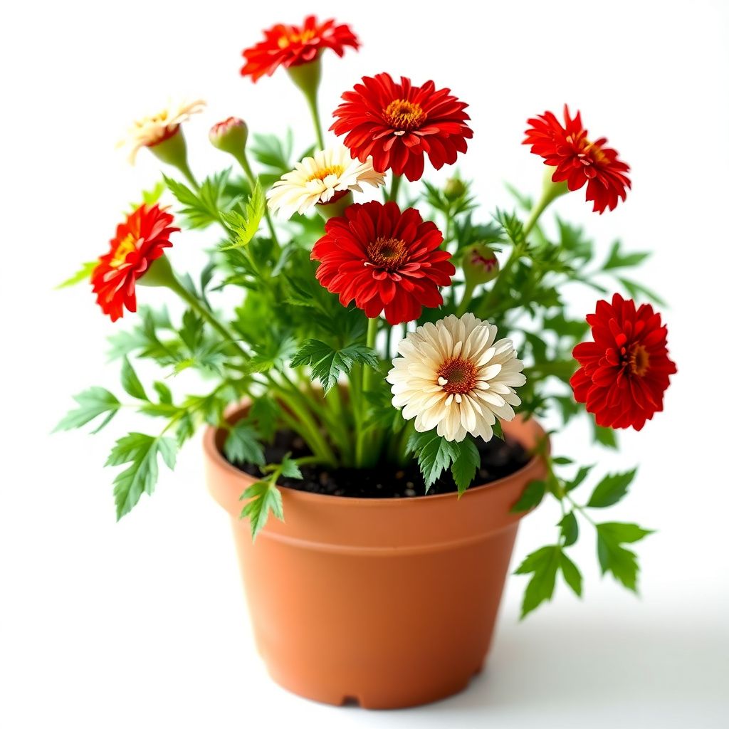 Red White Marigold Flower Seeds for Planting Garden Favorite Heirloom & GMO Free Seeds for Home Garden
 
 Sale