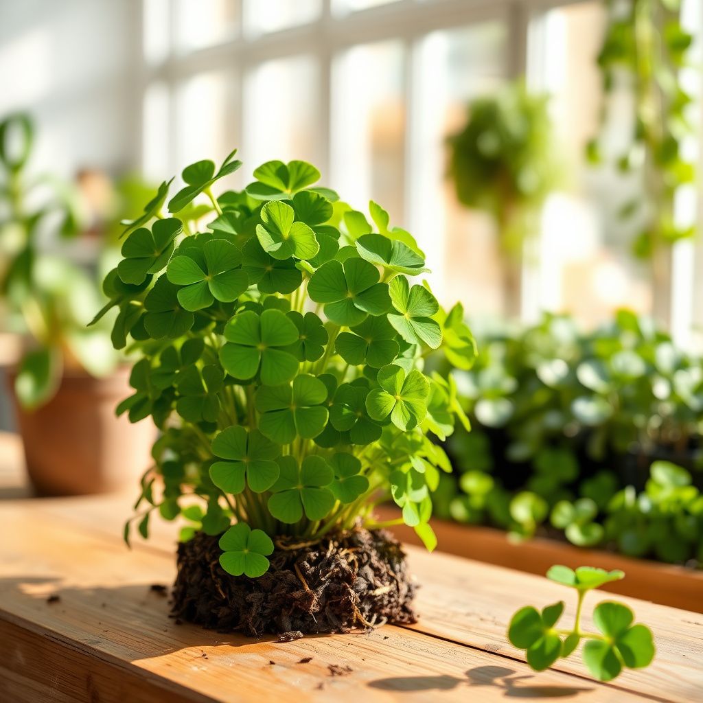 Dark Green Four Leaf Clover Seeds Colorful Display Heirloom & GMO Free Seeds for Home Garden
 
 Sale