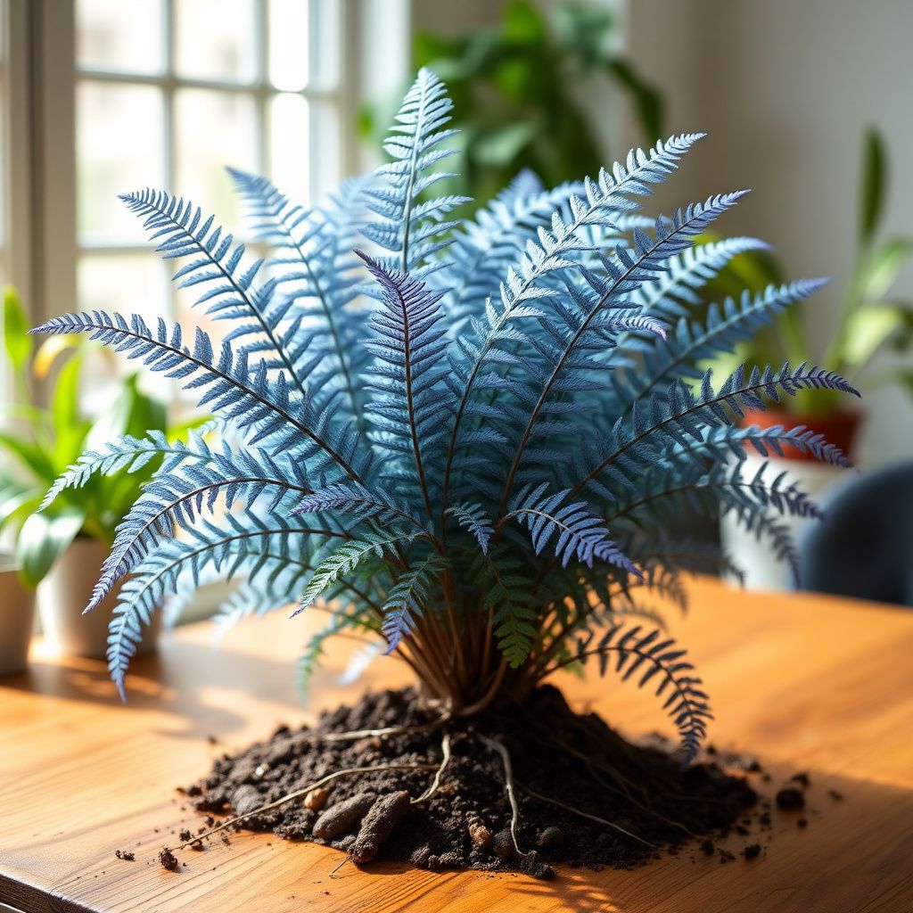 Blue Fern for Planting heirloom & Non GMO Seeds Colorful Display Heirloom & GMO Free Seeds for Home Garden
 
 Sale