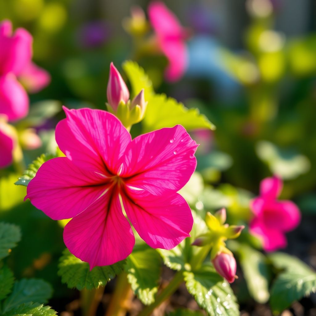 Dark Pink Geranium Apple Blossom Flower Seeds for Planting