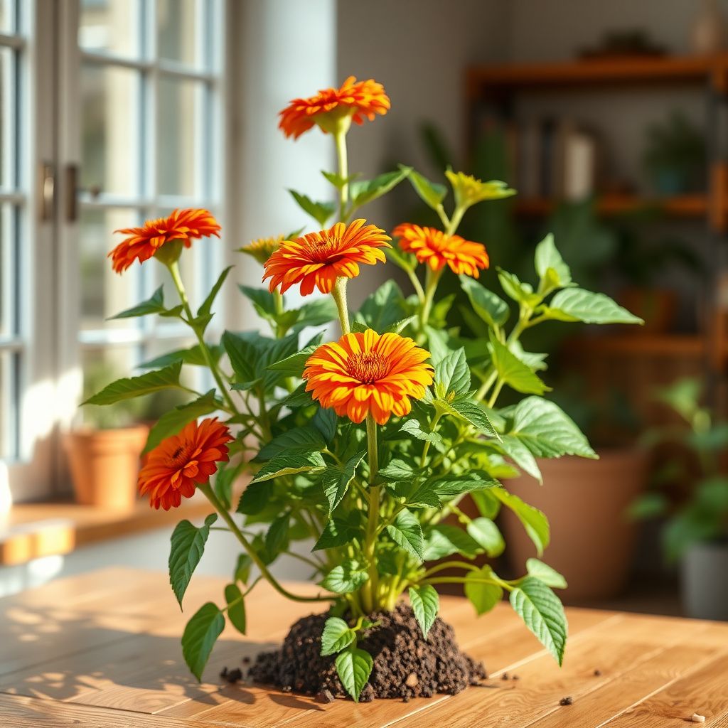 California Giant Zinnia Seeds for Huge, Colorful Zinnia Blooms