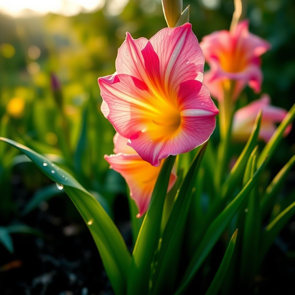 Yellow Pink Gladiolus Flower Seeds for Planting – Perfect for Borders Heirloom & NonGMO Seeds for Home Garden
 
 Sale