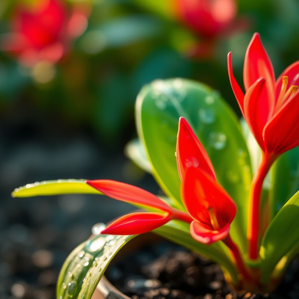 Alstroemeria Flower Seeds (Red) for Planting