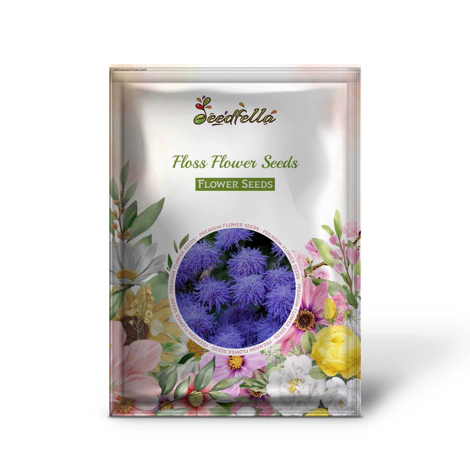 Floss flower garden seeds for outdoor planting