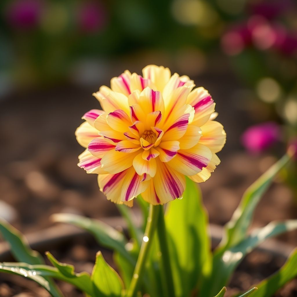 Yellow Purple Carnation Flower seeds for Planting - Premium Quality, Heirloom & GMO Free Seeds for Home Garden