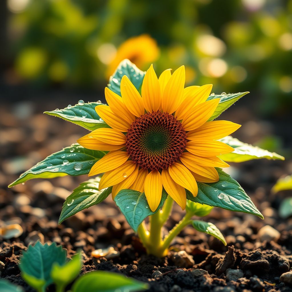 Dwarf Sunflower Seeds – Miniature Sonnenblumen Series (40cm Height)