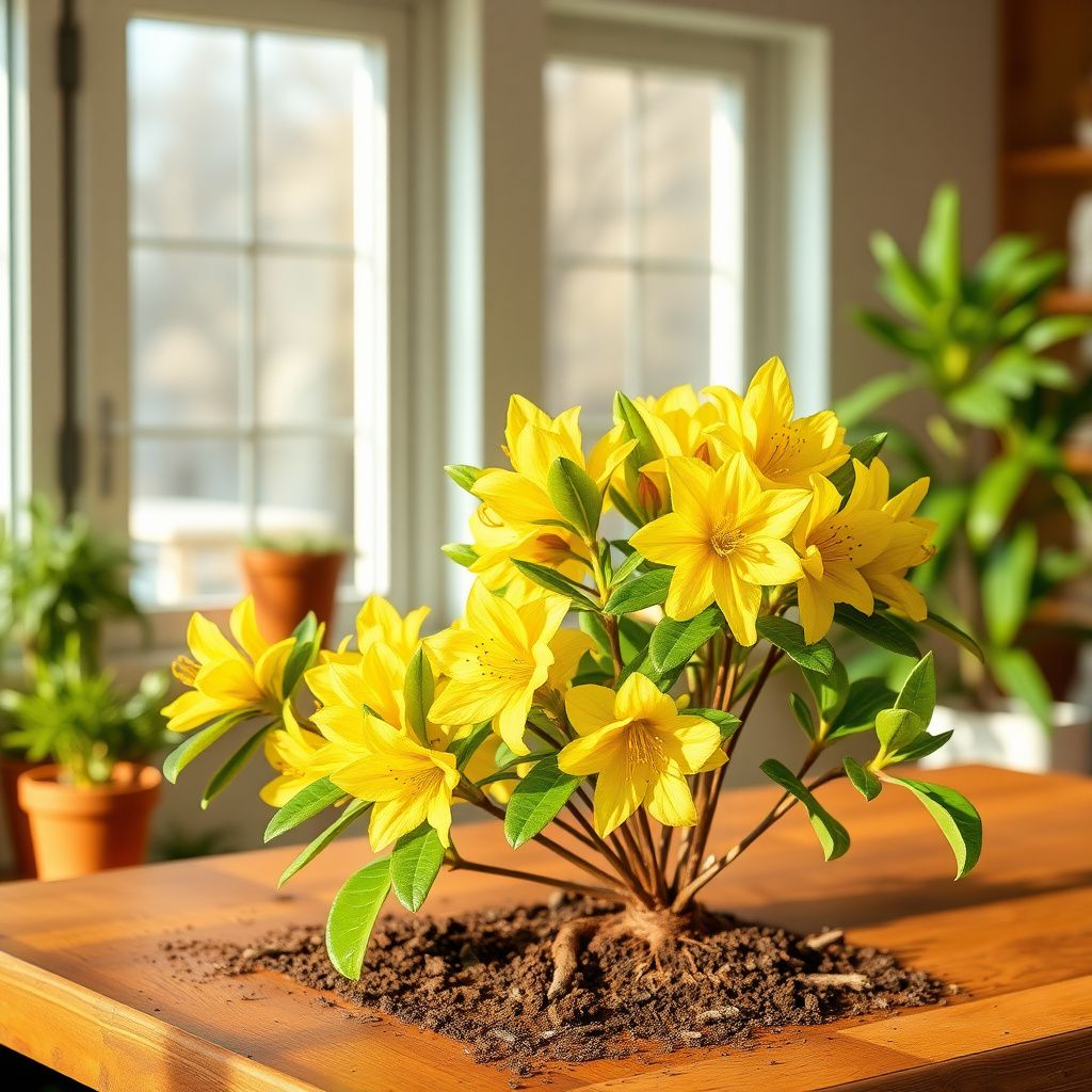 Yellow Rhododendron Flower seeds for Planting Long Bloom Season Heirloom & GMO Free Seeds for Home Garden 
 
 Sale
