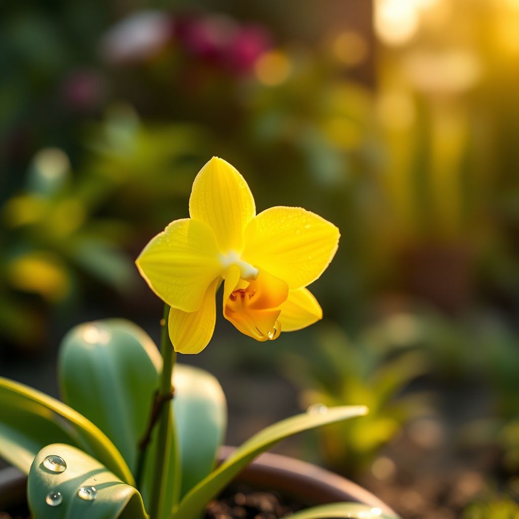 Yellow Phalaenopsis Orchid Plant Seeds for Planting