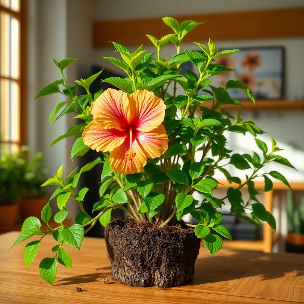 Yellow Pink Hibiscus Flower seeds for Planting Easy to Grow Heirloom & GMO Free Seeds for Home Garden