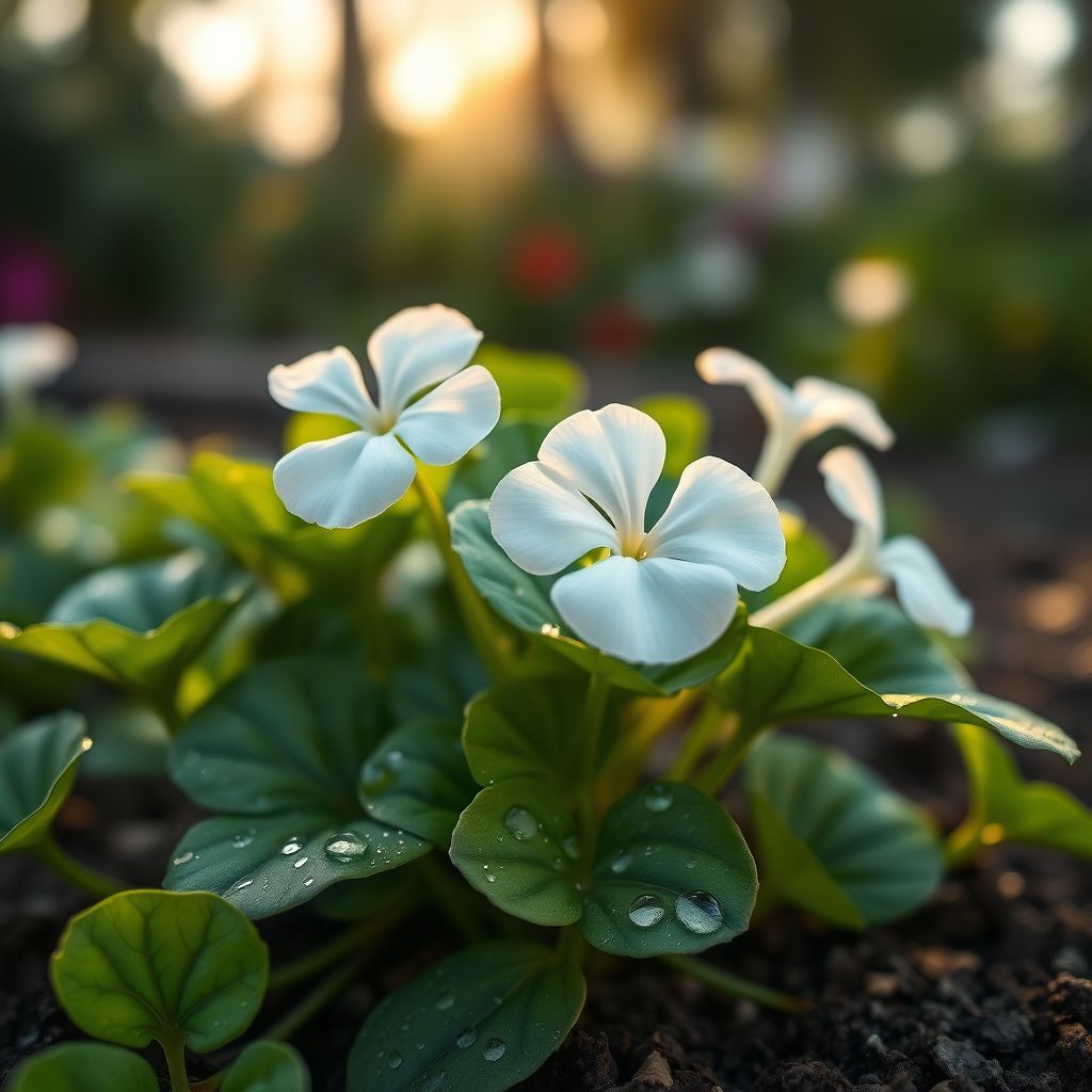 White Bacopa Utopia Flower seeds for Planting - Vibrant Colors, Heirloom & GMO Free Seeds for Home Garden