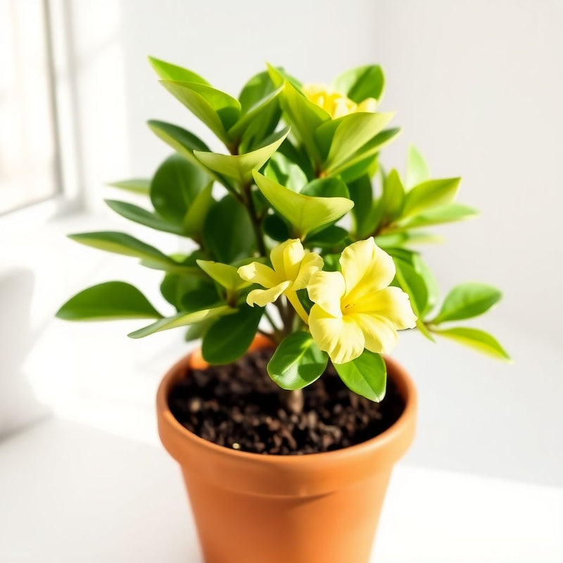 Light Lemon Adenium Flower Seeds for Vibrant Planting