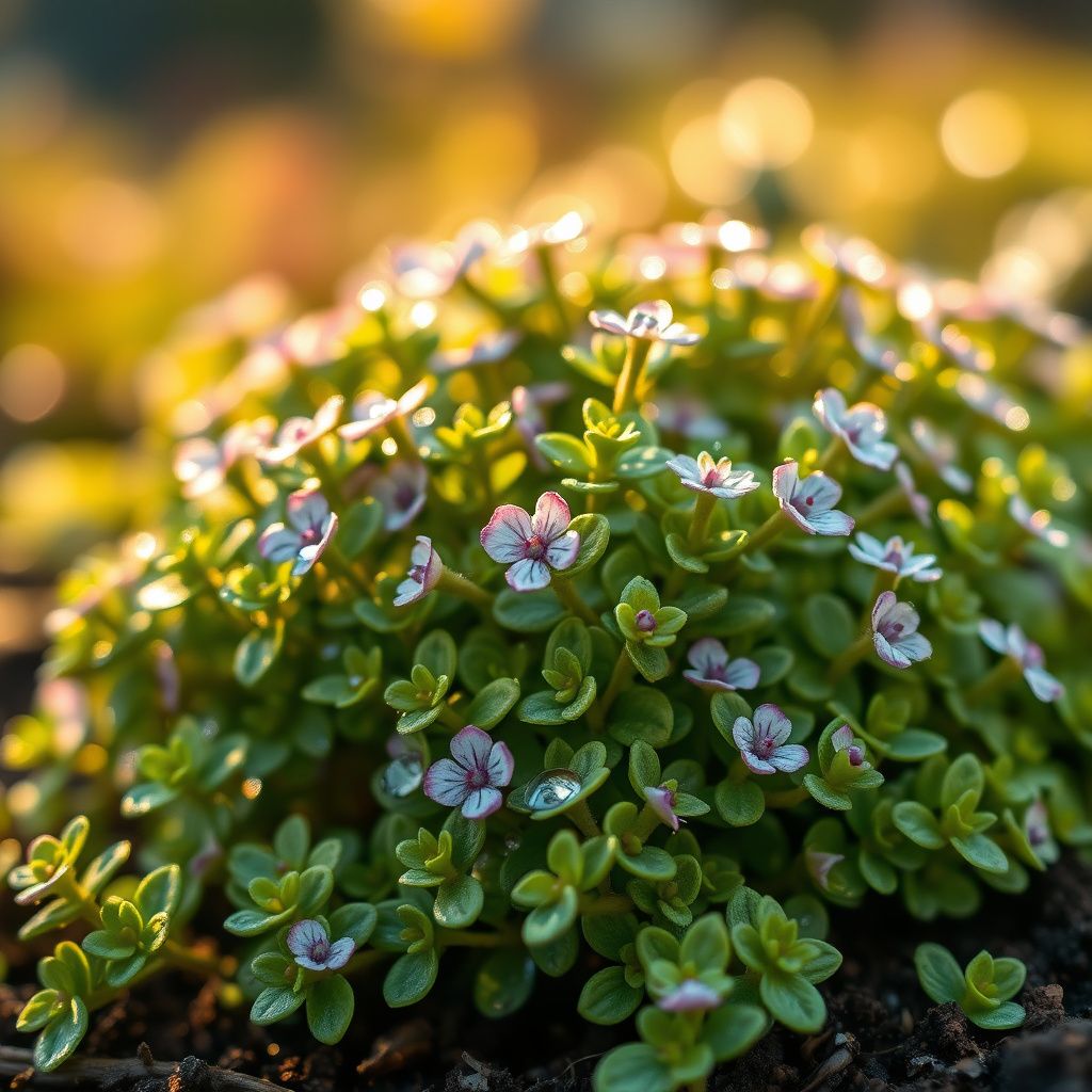 Mix Creeping Thyme Flower seeds for Planting - Sun Loving, Heirloom & GMO Free Seeds for Home Garden