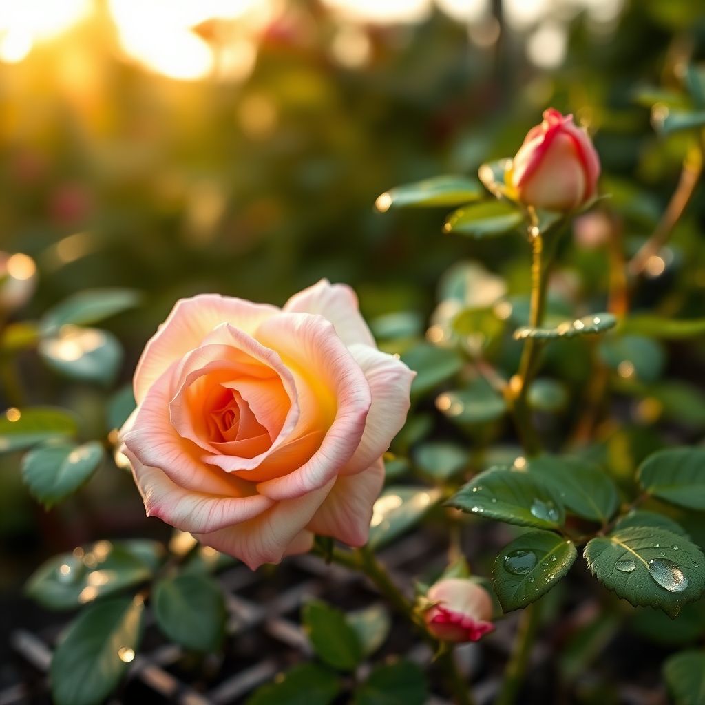 Yellow Pink Rose Flower seeds for Planting - Cottage Garden Essential, Heirloom & GMO Free Seeds for Home Garden