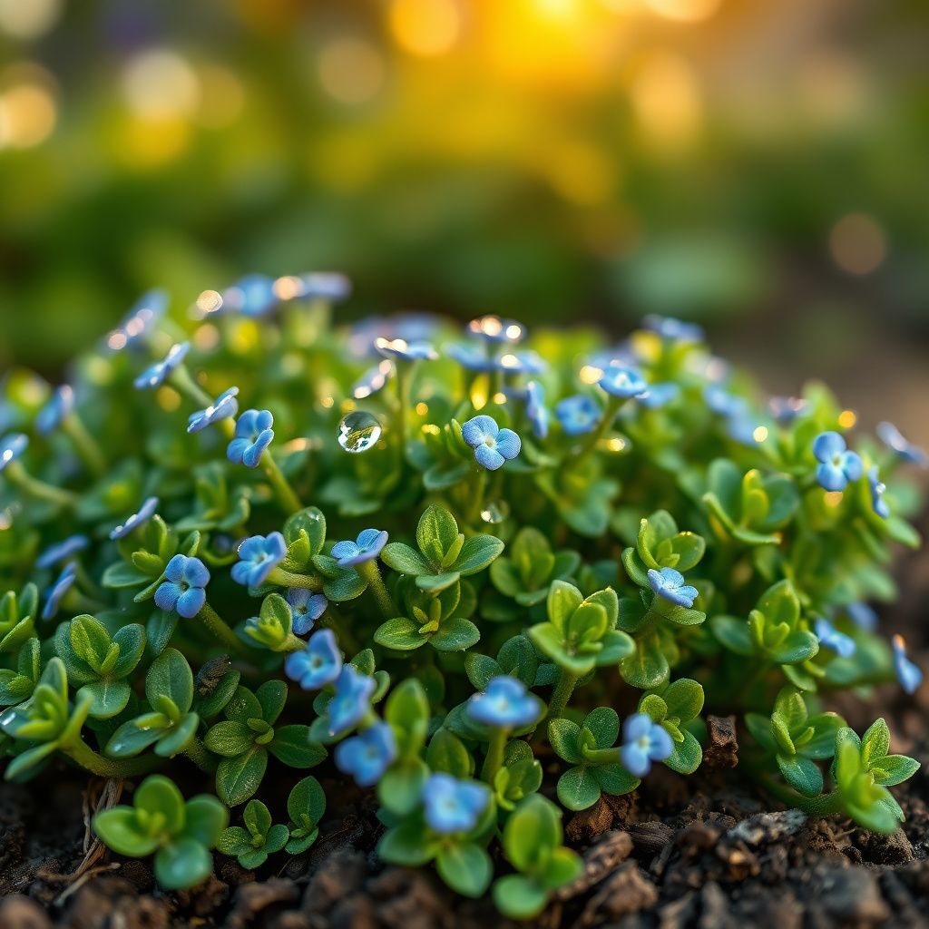 Thymus serpyllum Blue Creeping Thyme Flower Seeds for Garden Ground Cover