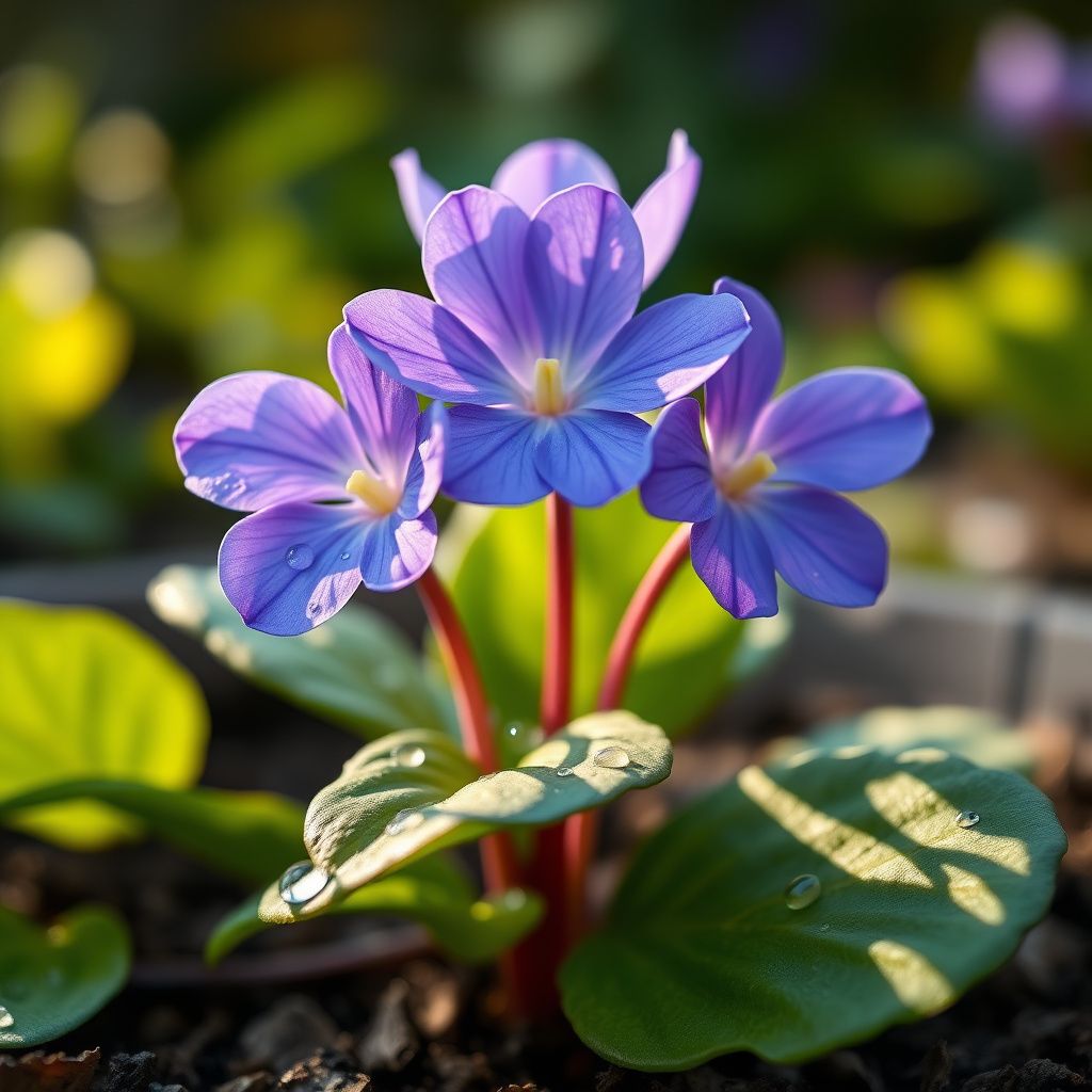 Cyclamen Blue Flower Seeds for Planting - Stunning Perennial Blooms