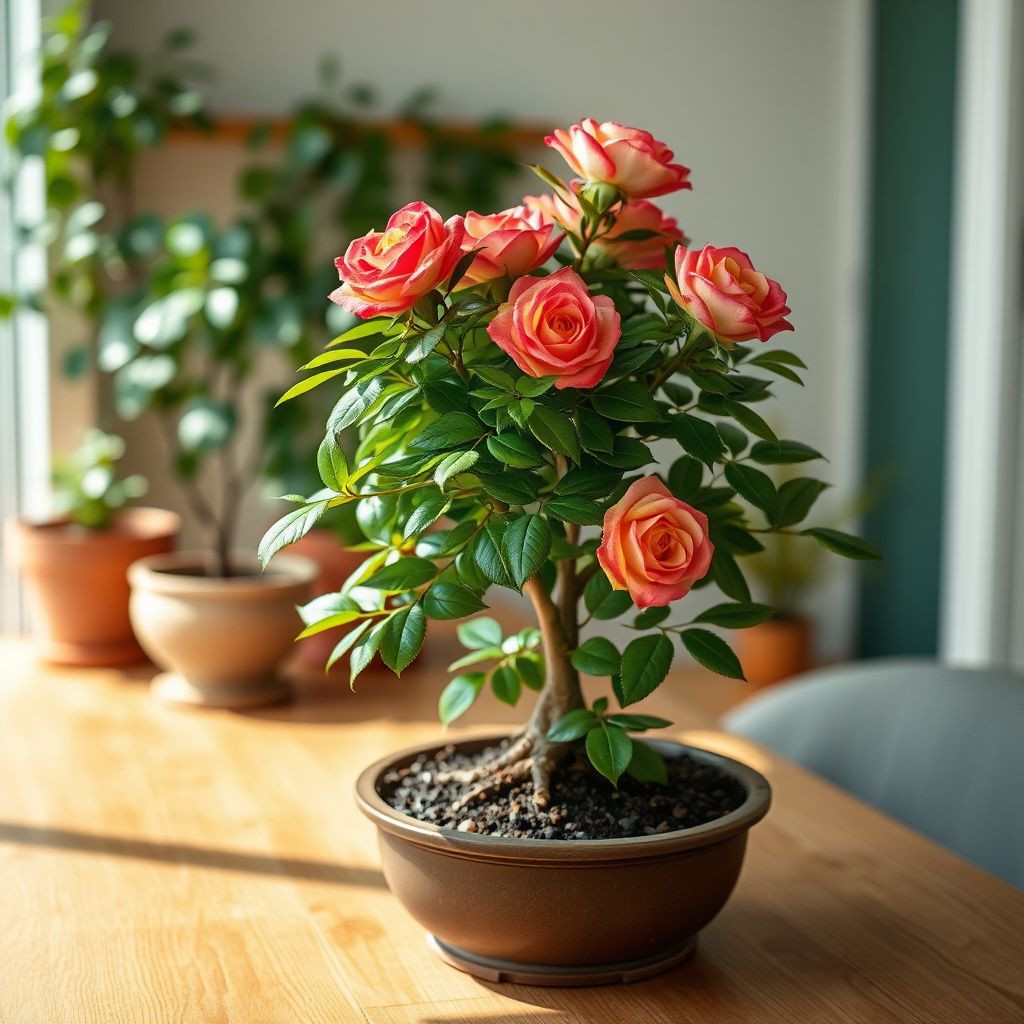 Mixed Rose Rare Bonsai Rainbow Flower Seeds for Planting  Vibrant Colorful Bonsai Seeds for Your Garden