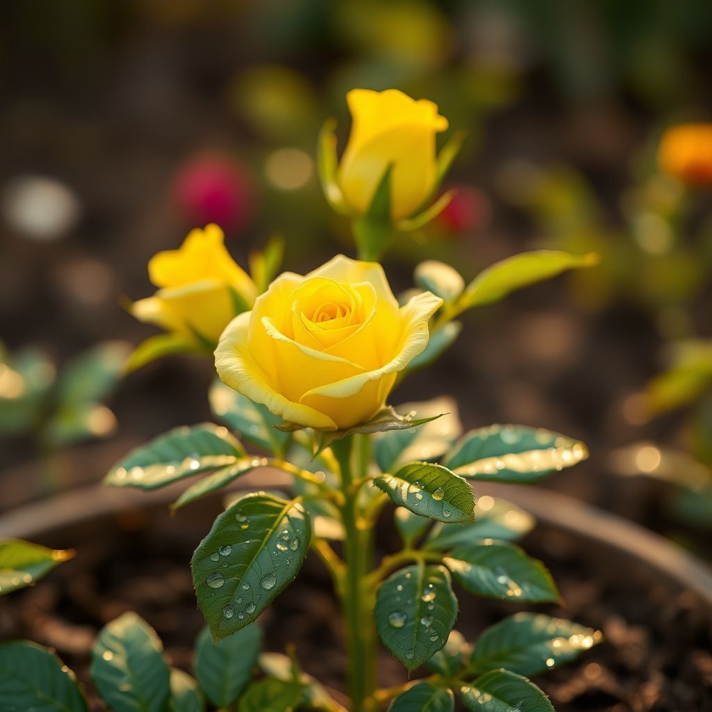 Yellow Rose DIY Garden Seeds