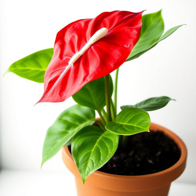 Anthurium Flower Seeds - White & Red Planting Seeds for Your Garden