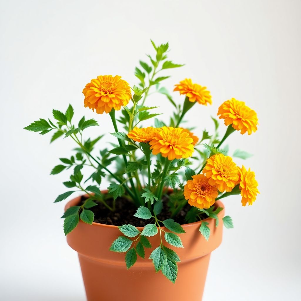 Marigold Tagetes erecta Seeds for Planting in Flower Bed and Home Garden
