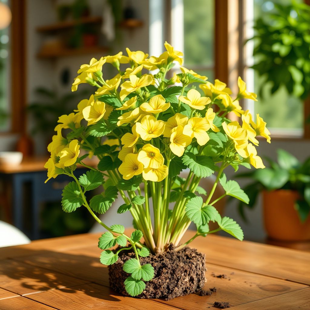 Univalve Geranium Light Yellow Flower Seeds for Planting  Annual Seeds for a Beautiful Garden