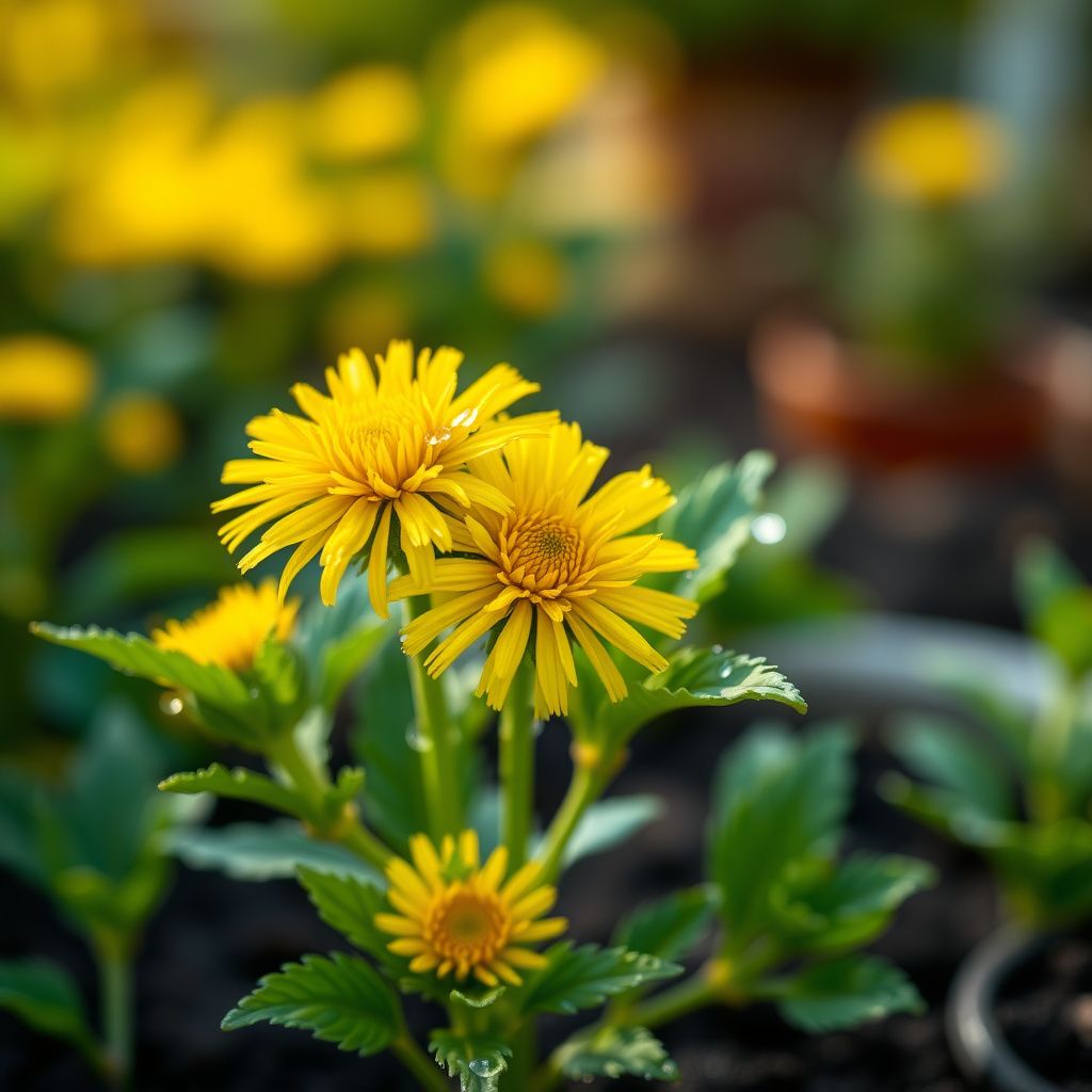 Yellow Strawflower Flower Planting Seeds