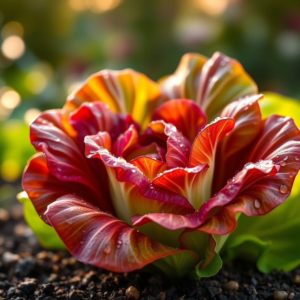 Lettuce Flower seeds for Planting - Vibrant Colors, Heirloom & GMO Free Seeds for Home Garden