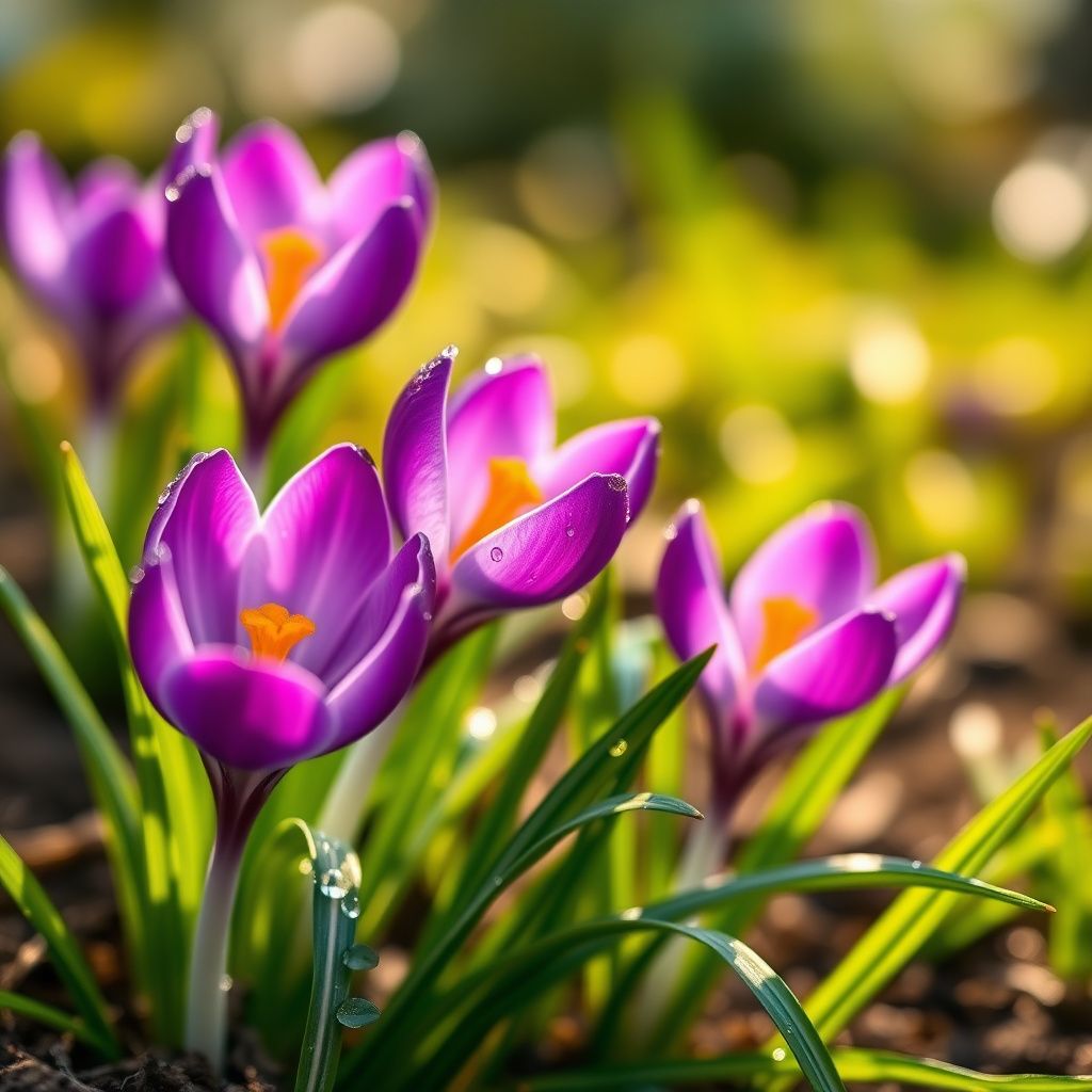 Crocus sativus Saffron Crocus Flower Seeds with Classic Purple Garden Blooms