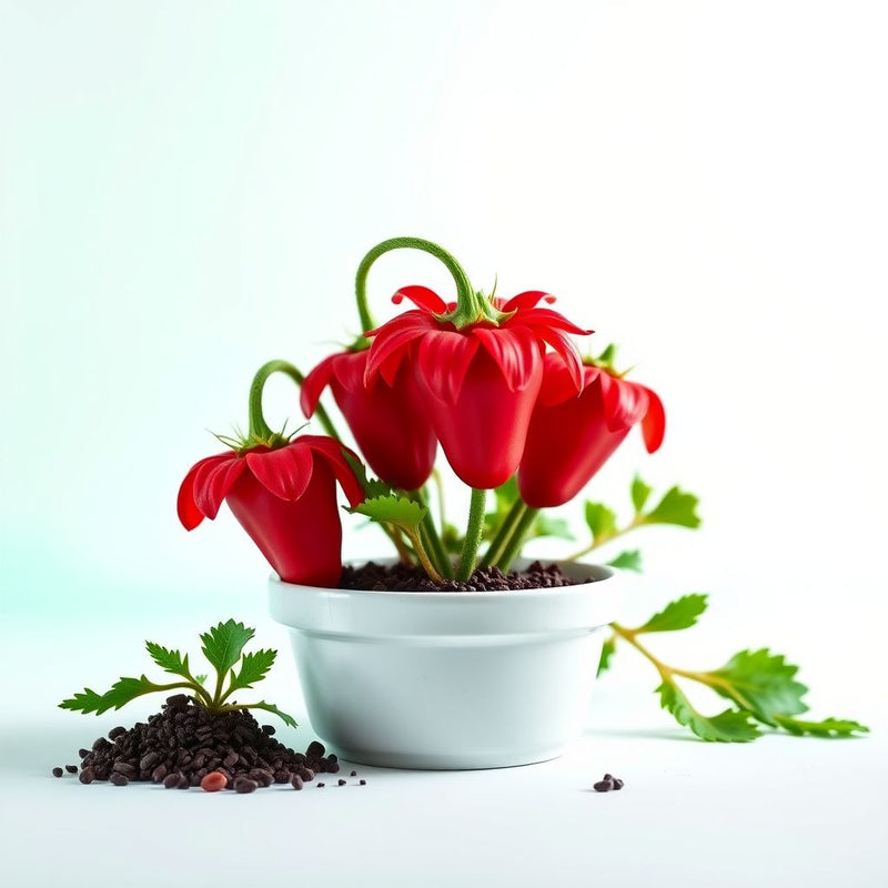 Red Bonnet Vegetable Seeds for Easy Planting