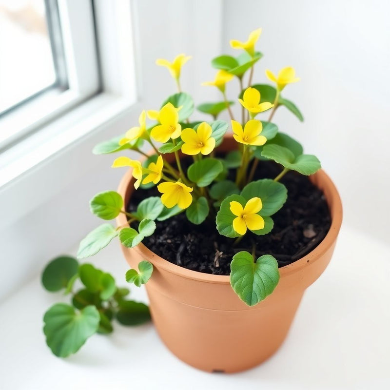 Yellow Oxalis Laciniata Flower Seeds Planting Yellow