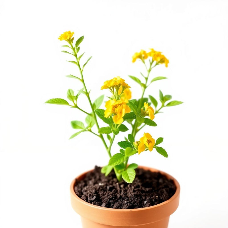 Yellow Verbena Didyma Flower seeds for Planting - Compact Growth, Heirloom & GMO Free Seeds for Home Garden