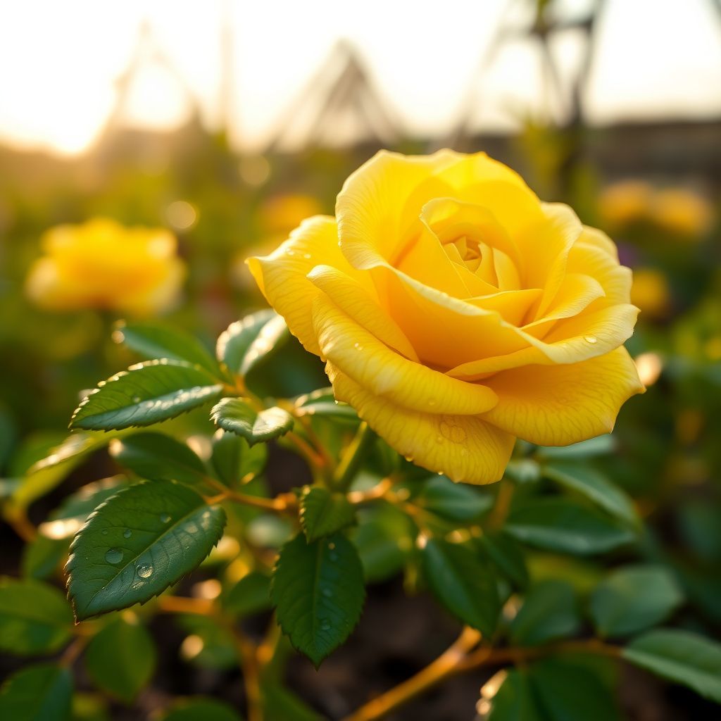 Yellow Rose Flower seeds for Planting - Cut Flower Favorite, Heirloom & GMO Free Seeds for Home Garden