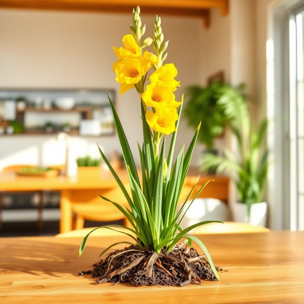 YellowPerennial Gladiolus Flower seeds for Planting - Pollinator Friendly, Heirloom & GMO Free Seeds for Home Garden
