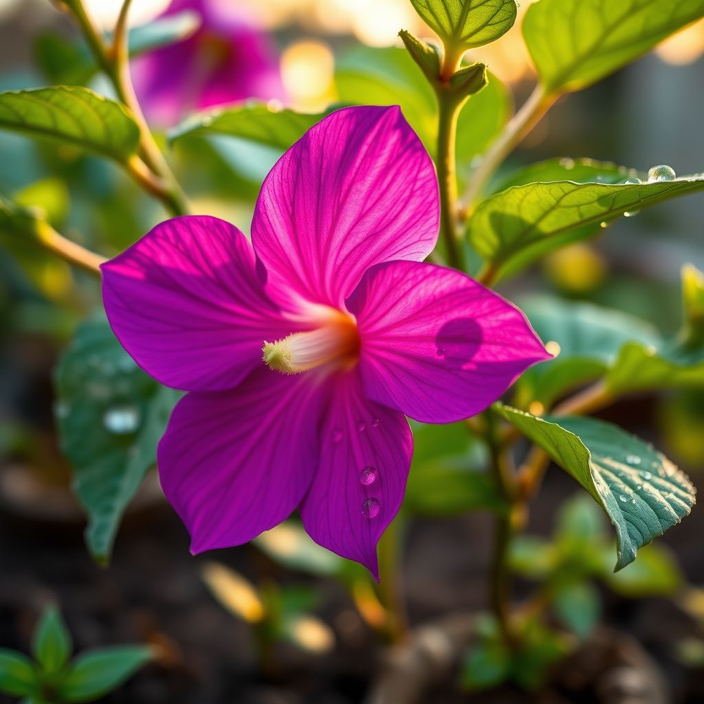 Abutilon Striatum Purple Flower Seeds for Planting