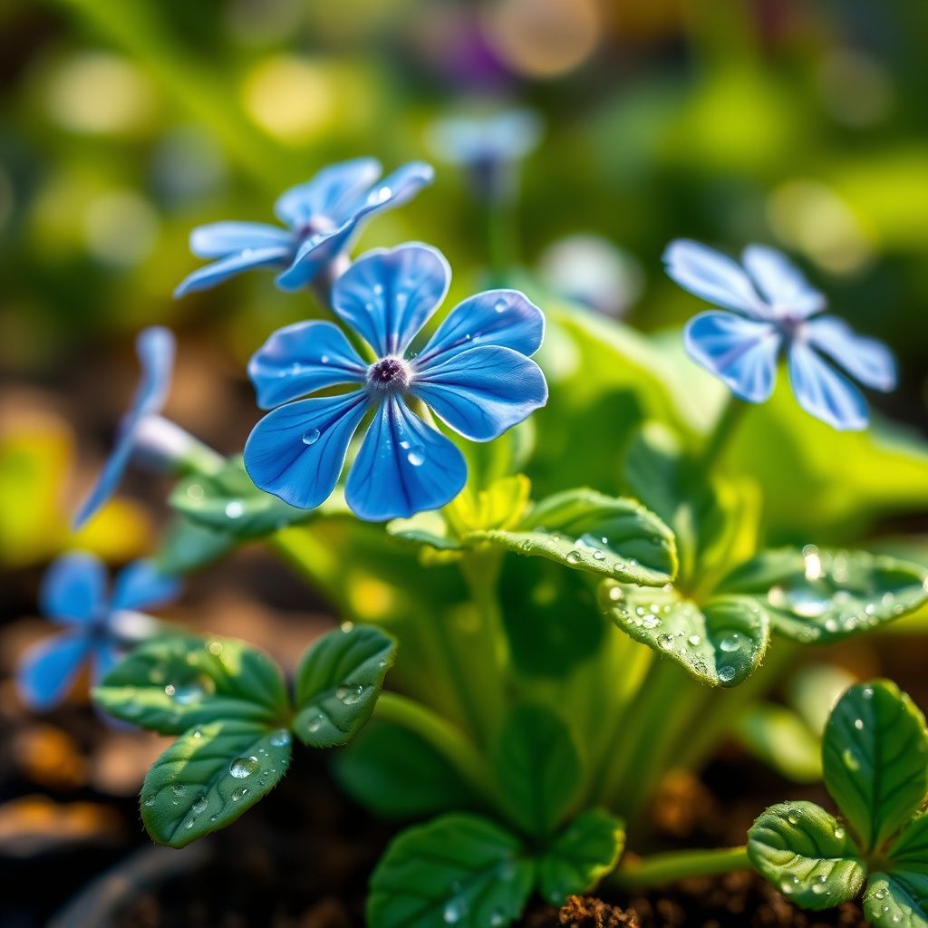Blue Pimpernel Flower Seeds for Planting  Easy to Grow Annual Blooms