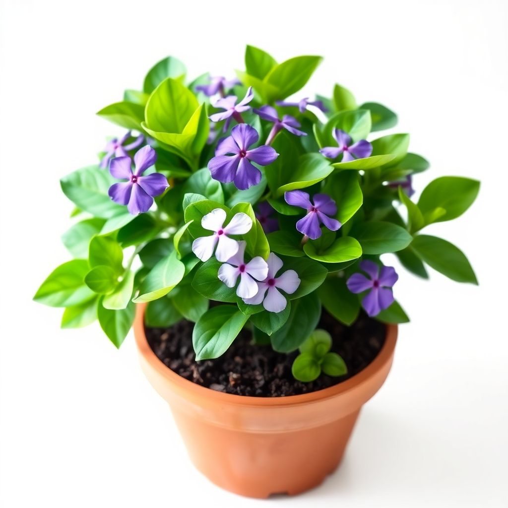 Vinca minor Periwinkle Flower Seeds for Shade Garden Ground Cover Use