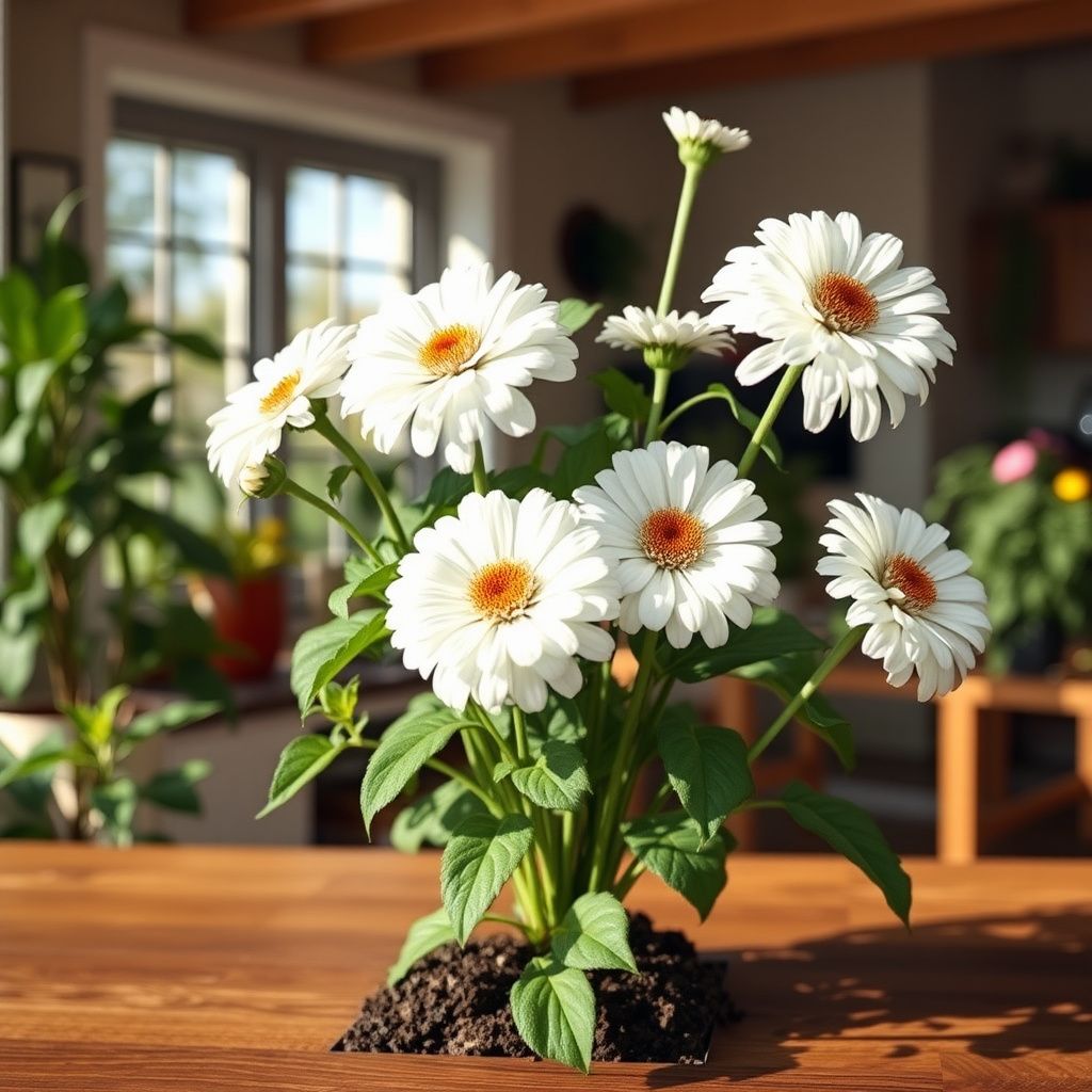 Zinnia Benary Giant White Seeds for Large, White Zinnia Blooms