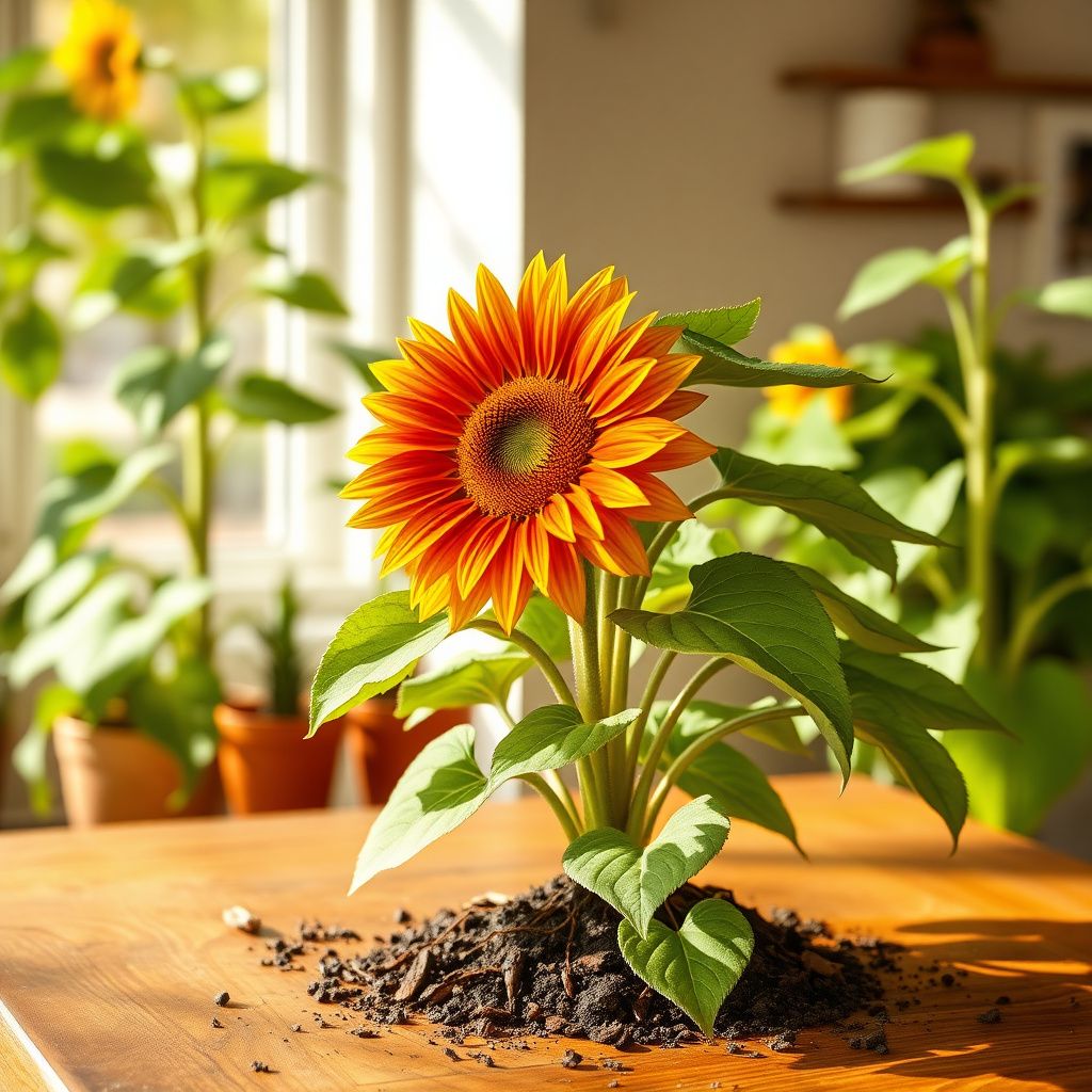 Yellow Red Sunflower Planting Seeds - Brighten Your Garden