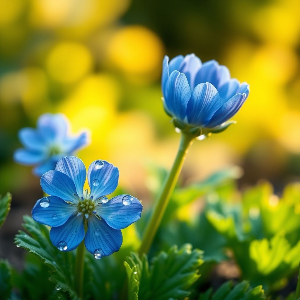 Blue Ranunculus Flower seeds for Planting - Cottage Garden Essential, Heirloom & GMO Free Seeds for Home Garden