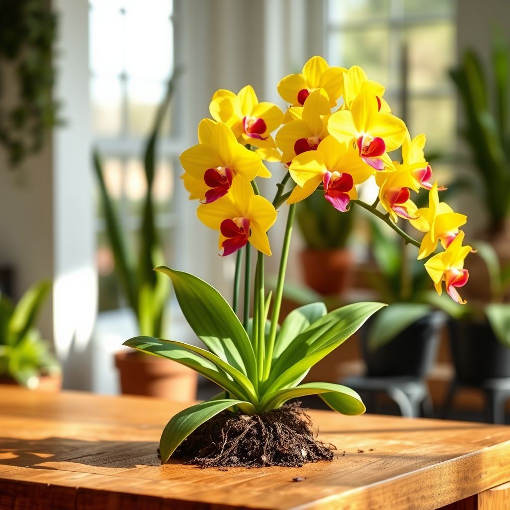 Yellow Orchid Flower seeds for Planting Vibrant Colors Heirloom & GMO Free Seeds for Home Garden