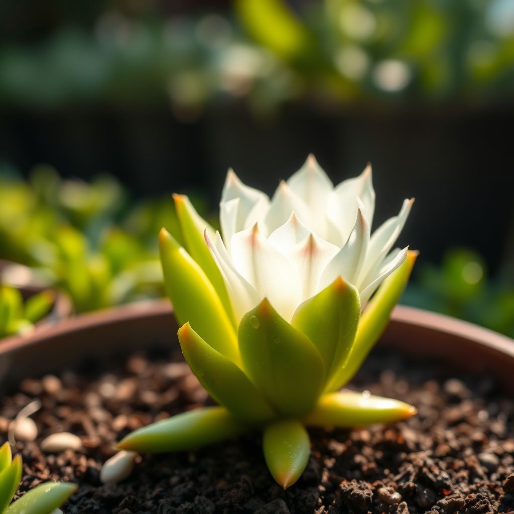 Zygocactus Truncatus White Flower Seeds for Planting , Exotic Garden Seeds