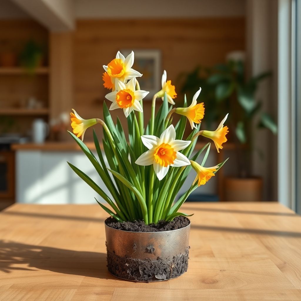 Daffodil Flower Seeds - White and Orange for Planting
