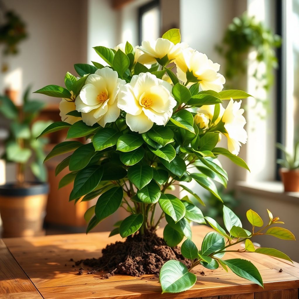 Yellow White Camellia Flower seeds for Planting - Perfect for Borders, Heirloom & GMO Free Seeds for Home Garden