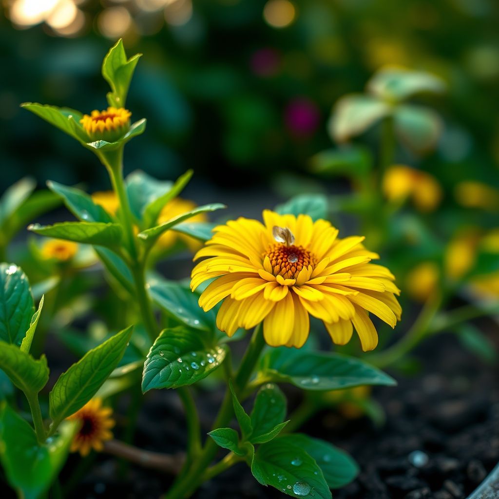 Zinnia Colorato Giallo Seeds for Bright Yellow Zinnia Blooms