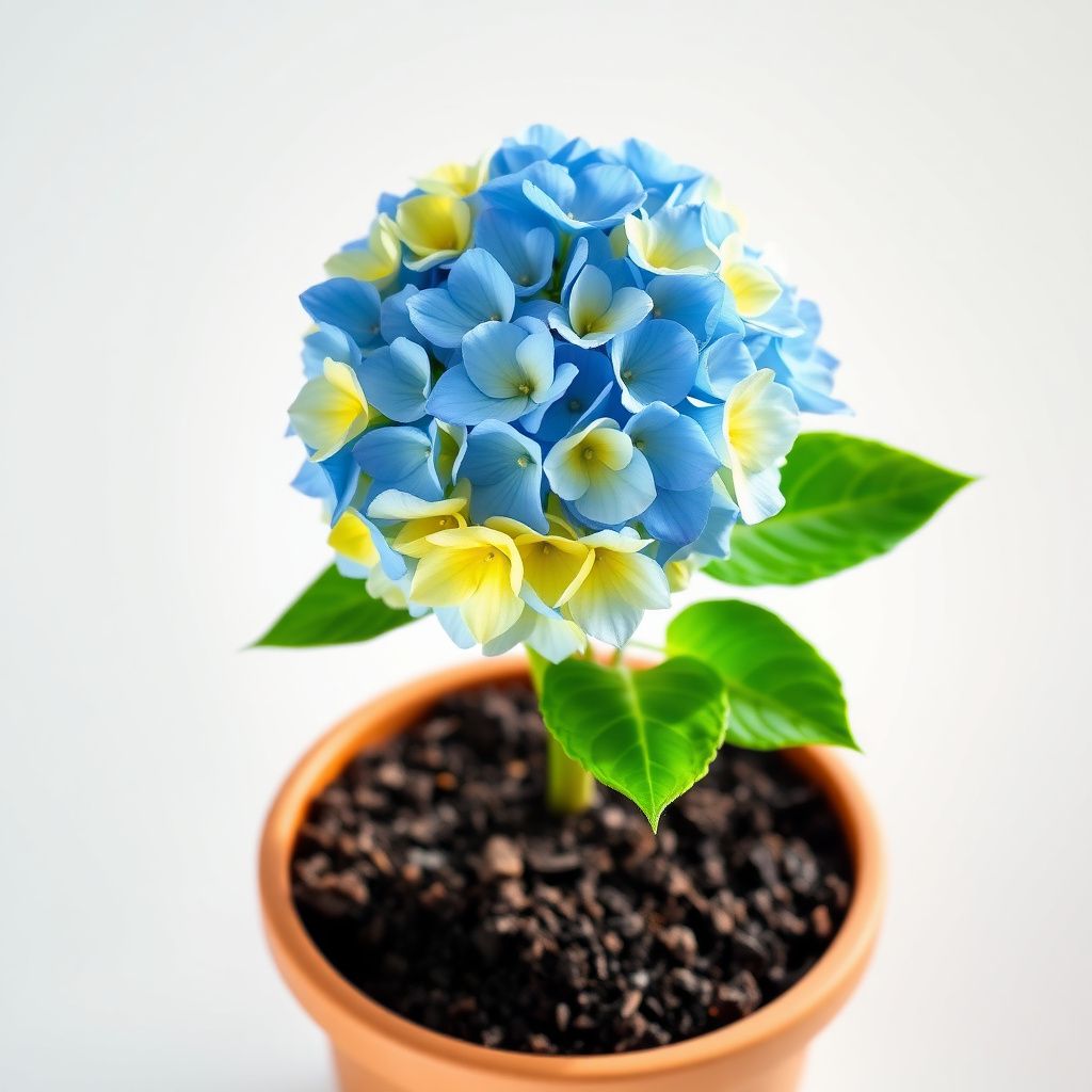 Blue and Yellow Hydrangea Flower Seeds for Beautiful Planting