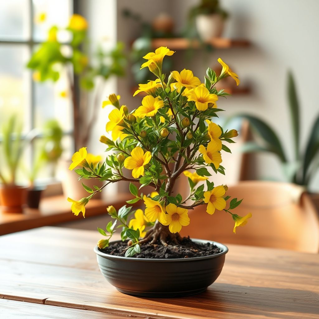 Yellow Perennial Bonsai Flower seeds for Planting - Wildflower Mix, Heirloom & GMO Free Seeds for Home Garden
