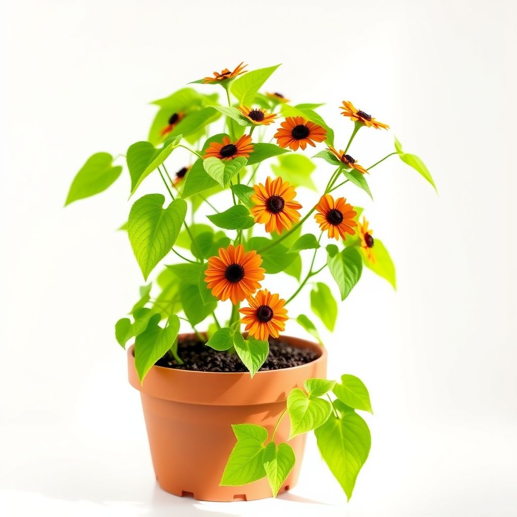 Black Eyed Susan Vine Seeds – Fast-Growing Flower for Bees and Butterflies